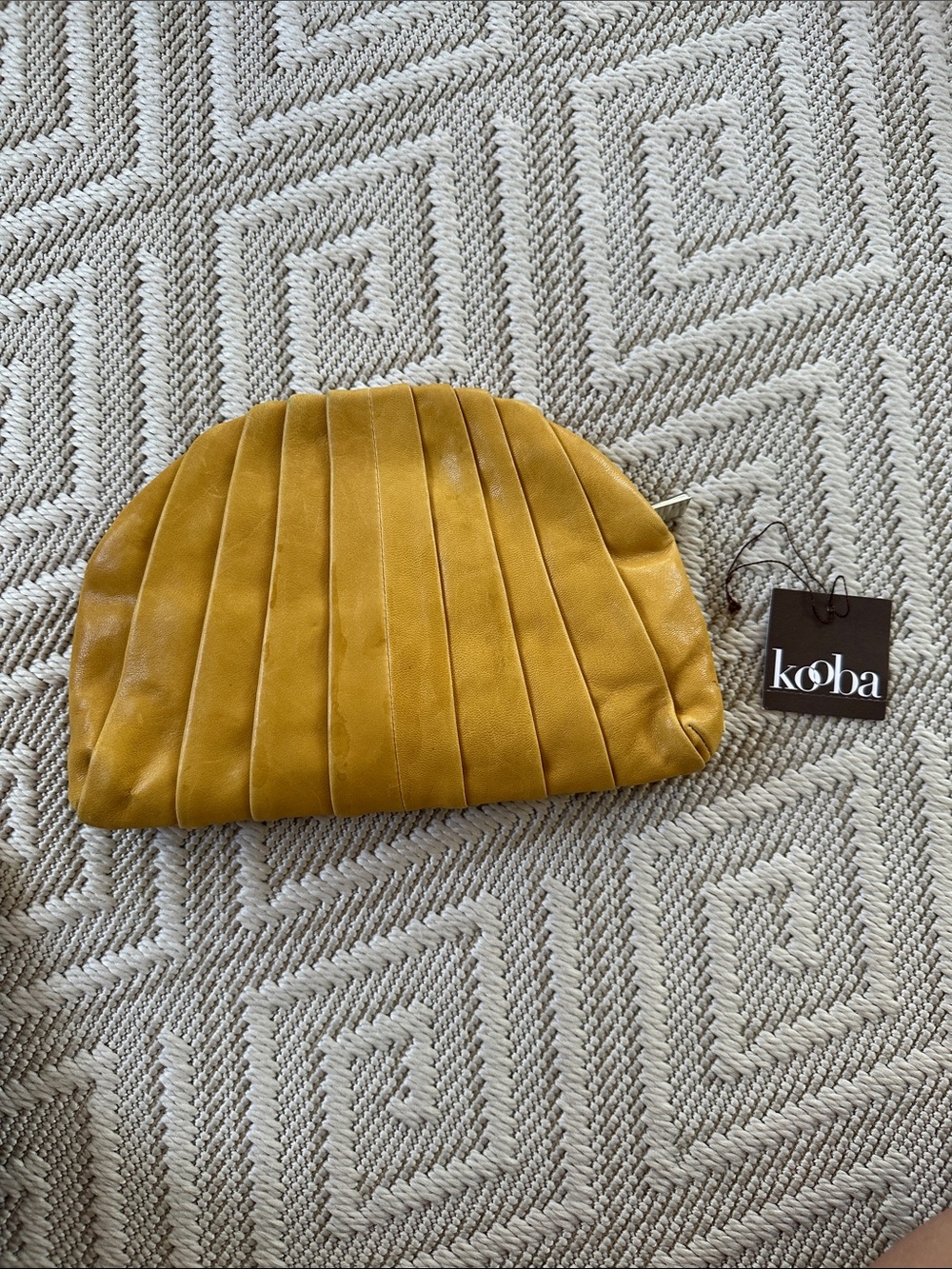 Kooba Yellow Clutch
